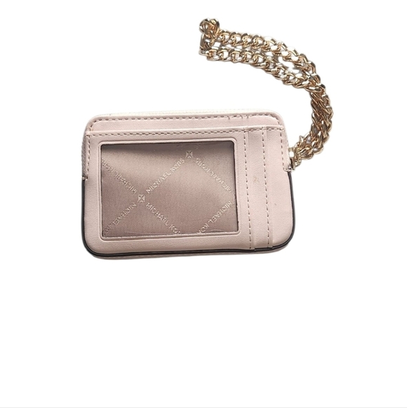 Michael Kors Beige Wristlet with Gold Chain - Picture 2 of 5